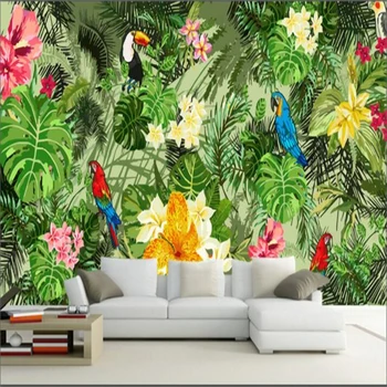 beibehang mural wall papers home decor Custom wall sticker mural parrot tropical forest tropical plant wallpaper for kids room
beibehang mural wall papers home decor Custom wall sticker mural parrot tropical forest tropical plant wallpaper for kids room