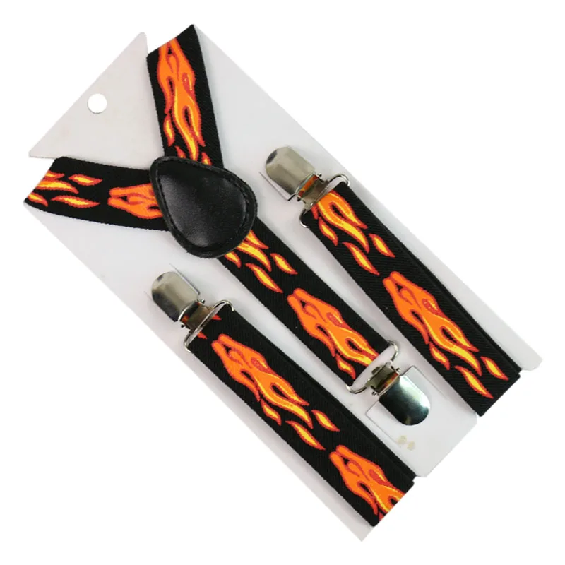 Boys Girls Kid Adjustable Suspender Flames Cross pattern Print Clip-On Elastic Y-Shape Children Braces Suspenders
Boys Girls Kid Adjustable Suspender Flames Cross pattern Print Clip-On Elastic Y-Shape Children Braces Suspenders