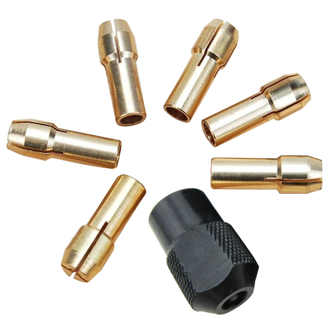 Mini Drill Chucks 7Pcs 1.0-3.2mm Fit For Micro Twist Electronic Dremel Drill Collet Clamp Set Power Tool Accessories With Wrench
Mini Drill Chucks 7Pcs 1.0-3.2mm Fit For Micro Twist Electronic Dremel Drill Collet Clamp Set Power Tool Accessories With Wrench