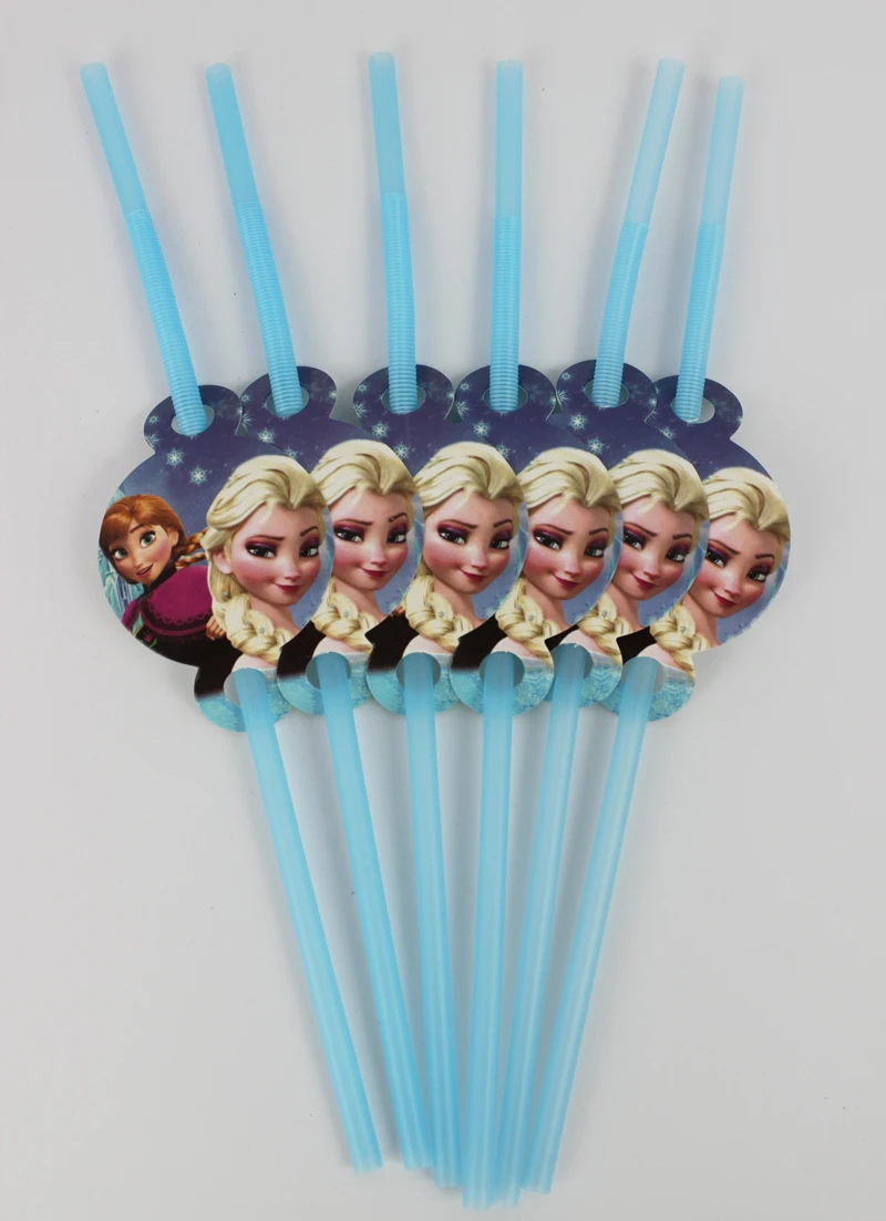 12pcs Cartoon Pattern Snow Queen Elsa&Anna Theme Party Decoration Disposable Tableware Drinking Straws Party Supplies
12pcs Cartoon Pattern Snow Queen Elsa&Anna Theme Party Decoration Disposable Tableware Drinking Straws Party Supplies