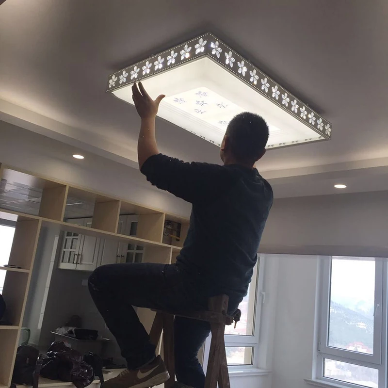 New led ceiling lamp living room lamp rectangular restaurant light warm simple modern bedroom lighting remote control fixture
New led ceiling lamp living room lamp rectangular restaurant light warm simple modern bedroom lighting remote control fixture