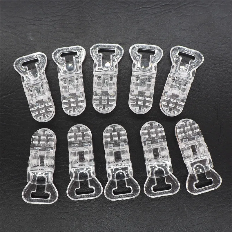 Chenkai 50pcs Clear Plastic Baby Dummy Pacifiers Soother Chain Soother Nuk Napkin MAM Bib Toy Holder Suspender T Clips
Chenkai 50pcs Clear Plastic Baby Dummy Pacifiers Soother Chain Soother Nuk Napkin MAM Bib Toy Holder Suspender T Clips