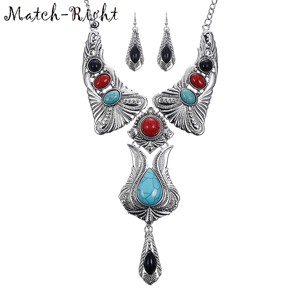 Match-Right Women Alloy Necklace Vintage Statement Necklaces Pendants Ethnic Resin Jewelry Necklace Women Accessories KK069
Match-Right Women Alloy Necklace Vintage Statement Necklaces Pendants Ethnic Resin Jewelry Necklace Women Accessories KK069