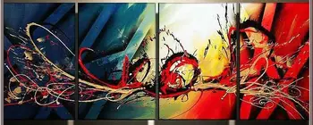 Cuadros Decoracion 4 piece panel canvas art Modern abstract hand painted picture oil painting 20
Cuadros Decoracion 4 piece panel canvas art Modern abstract hand painted picture oil painting 20