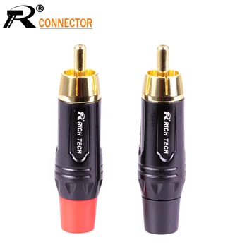 100pcs/50pairs Copper RCA Plug Terminals Gold Plated Plug Audio Video Adapter Connectors Soldering Wires
100pcs/50pairs Copper RCA Plug Terminals Gold Plated Plug Audio Video Adapter Connectors Soldering Wires