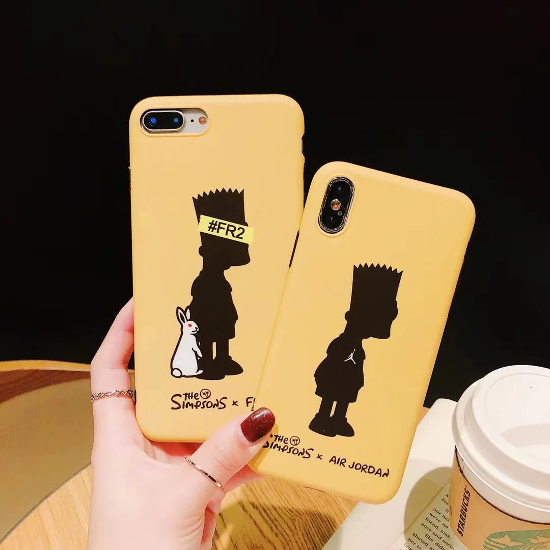 Fashion Cool Man FR2 Simpson phone case For iphone Xs MAX XR X 6 6s 7 8 plus Simple Couple soft silicone IMD back cover Fundas
Fashion Cool Man FR2 Simpson phone case For iphone Xs MAX XR X 6 6s 7 8 plus Simple Couple soft silicone IMD back cover Fundas