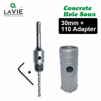 LA VIE 1 set SDS PLUS 30mm Concrete Hole Saw Electric Hollow Core Drill Bit Shank 110mm Cement Stone Wall Air Conditioner Alloy
LA VIE 1 set SDS PLUS 30mm Concrete Hole Saw Electric Hollow Core Drill Bit Shank 110mm Cement Stone Wall Air Conditioner Alloy