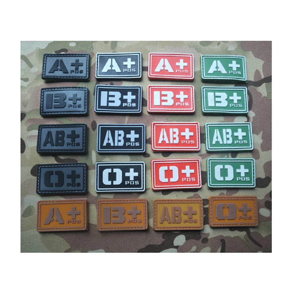 3*5CM(1.2"*2") 3D PVC glue armband Loops and hook apos patches The mini luminous magic chapter Blood type patches
3*5CM(1.2"*2") 3D PVC glue armband Loops and hook apos patches The mini luminous magic chapter Blood type patches