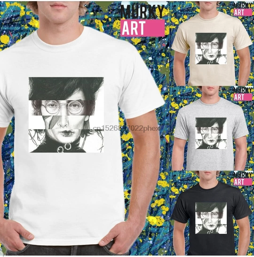 COLLAGE Amy Winehouse John Lennon David Bowie Edward Scissorhands Unisex MurkyArt T-shirt men t shirt
COLLAGE Amy Winehouse John Lennon David Bowie Edward Scissorhands Unisex MurkyArt T-shirt men t shirt