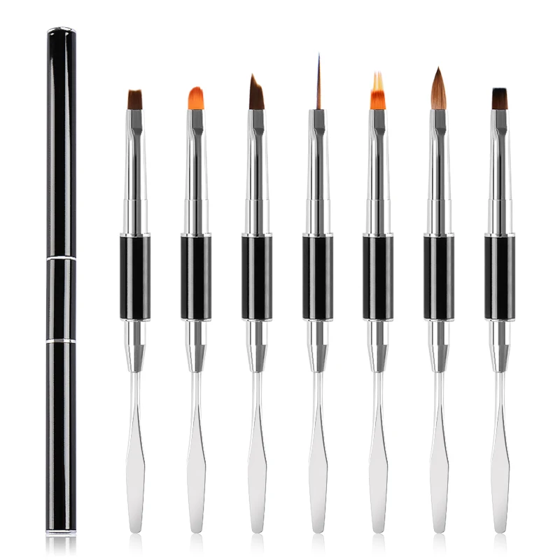 Dual End Nail Art Poly Extension Gel Builder Acrylic Powder Brush Lines Stripe Liner Drawing Pen Manicure Tool Nail Art Tips
Dual End Nail Art Poly Extension Gel Builder Acrylic Powder Brush Lines Stripe Liner Drawing Pen Manicure Tool Nail Art Tips