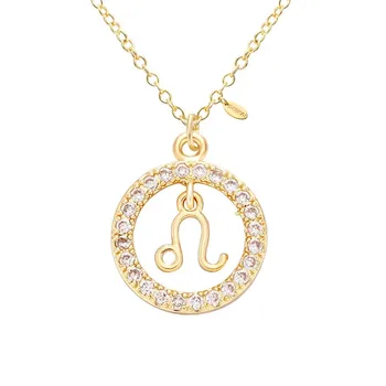 Zodiac Leo Women Necklace 12 Constellations Pendant Necklaces Choker Celestial Keepsake Collier Circle Pendant Kolye
Zodiac Leo Women Necklace 12 Constellations Pendant Necklaces Choker Celestial Keepsake Collier Circle Pendant Kolye