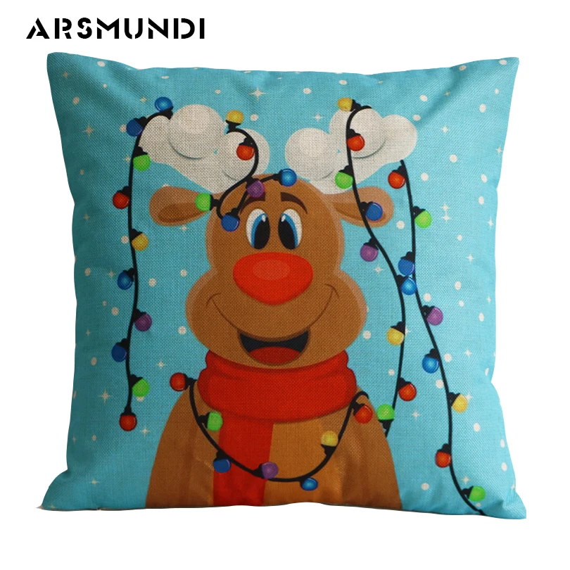 Merry Christmas Dog Cushion Cover Cartoon Linen Snowman Santa Claus pillow cover Home Decorative pillow cover For Living Room
Merry Christmas Dog Cushion Cover Cartoon Linen Snowman Santa Claus pillow cover Home Decorative pillow cover For Living Room