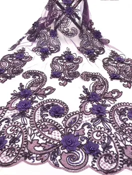 (5yards/pc) high quality purple African net lace soft French lace fabric with wonderful embroidery & 3d flowers beads for dress
(5yards/pc) high quality purple African net lace soft French lace fabric with wonderful embroidery & 3d flowers beads for dress