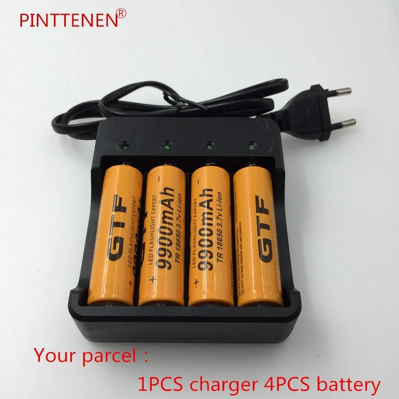 BEB 4 unids Nuevo 18650 batera de 3,7 V 9900 mAh batera recargable de Li-Ion para la Celda 18650 batera + cargador de batera int
BEB 4 unids Nuevo 18650 batera de 3,7 V 9900 mAh batera recargable de Li-Ion para la Celda 18650 batera + cargador de batera int