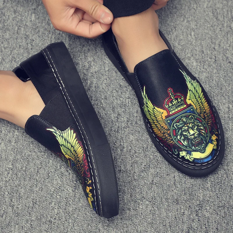 2019 summer casual shoes men's printed loafers students British fashion comfortable breathable leisure versatile shoes
2019 summer casual shoes men's printed loafers students British fashion comfortable breathable leisure versatile shoes