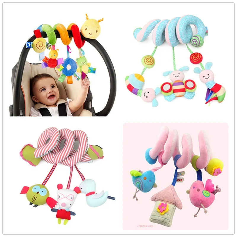 Cute plush animal Rattles Spiral Baby Toys Soft Infant Crib Bed Stroller Toy Bed Hanging Early Educational Toys Rattle Baby gift
Cute plush animal Rattles Spiral Baby Toys Soft Infant Crib Bed Stroller Toy Bed Hanging Early Educational Toys Rattle Baby gift