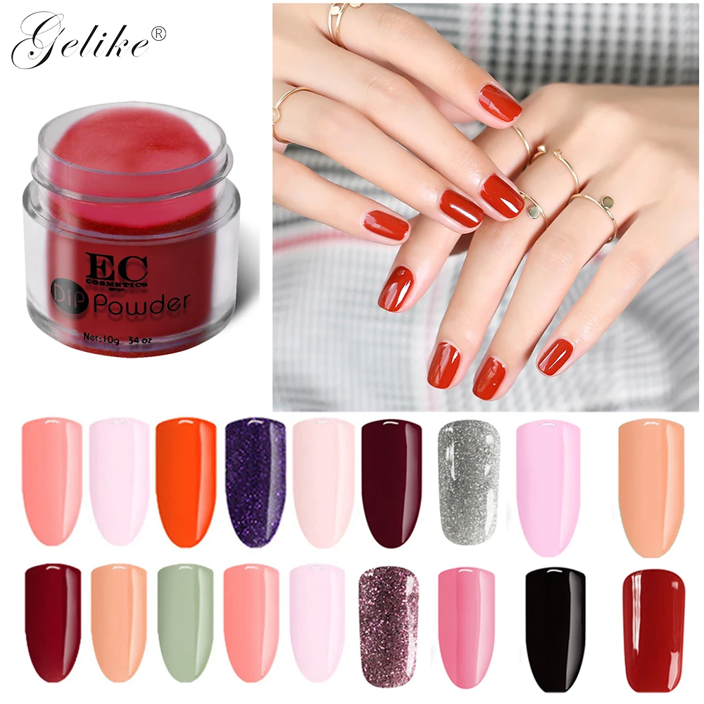 Gelike 10ml/Box Nail Glitters Powder s Tips White Silver Dust Manicure Art Decorations Salon Use Builder | Красота и здоровье