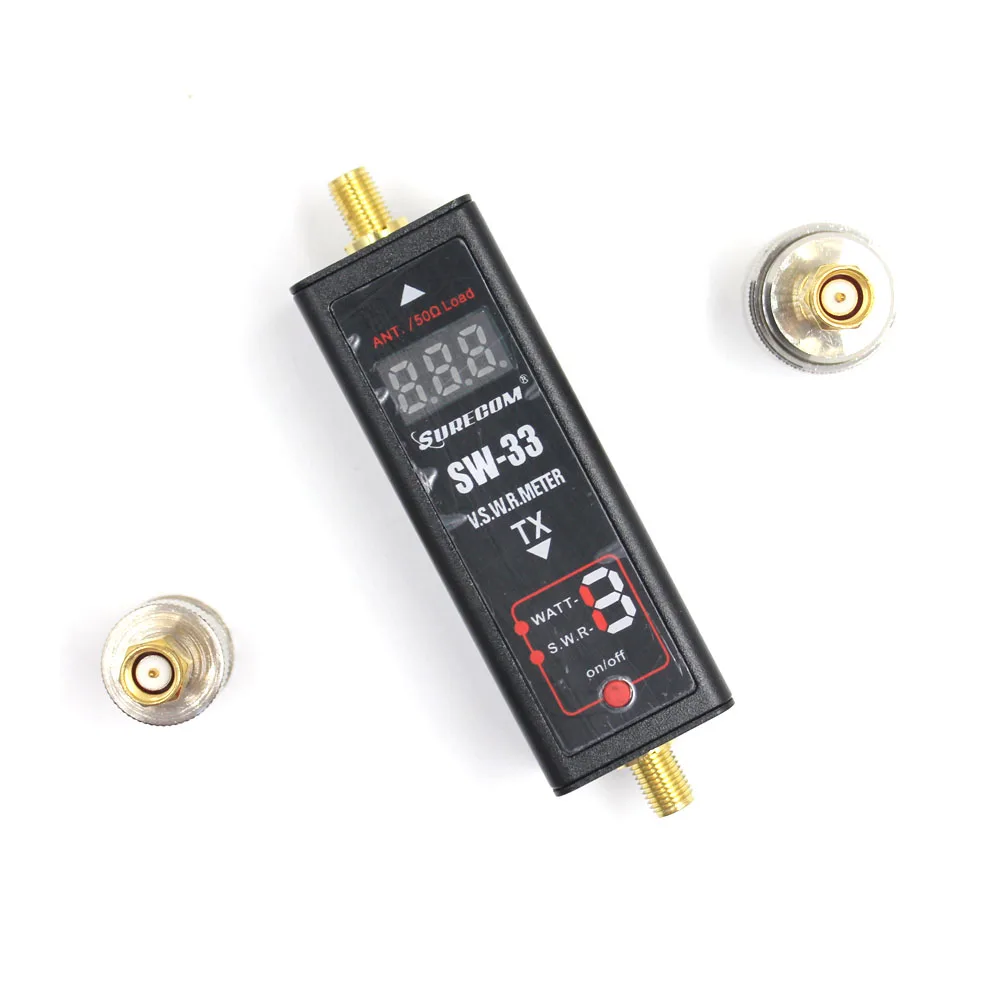 Surecom SW33 100W Mini Digital VHF/UHF 125-525Mhz Power tester & 1.00-19.99 antenna SWR Meter
Surecom SW33 100W Mini Digital VHF/UHF 125-525Mhz Power tester & 1.00-19.99 antenna SWR Meter