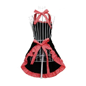 Uhome Fashion Lovely princess rural style Cotton Grid Pattern Working Chefs Kitchen Cooking Cook Womens Ladies
Uhome Fashion Lovely princess rural style Cotton Grid Pattern Working Chefs Kitchen Cooking Cook Womens Ladies