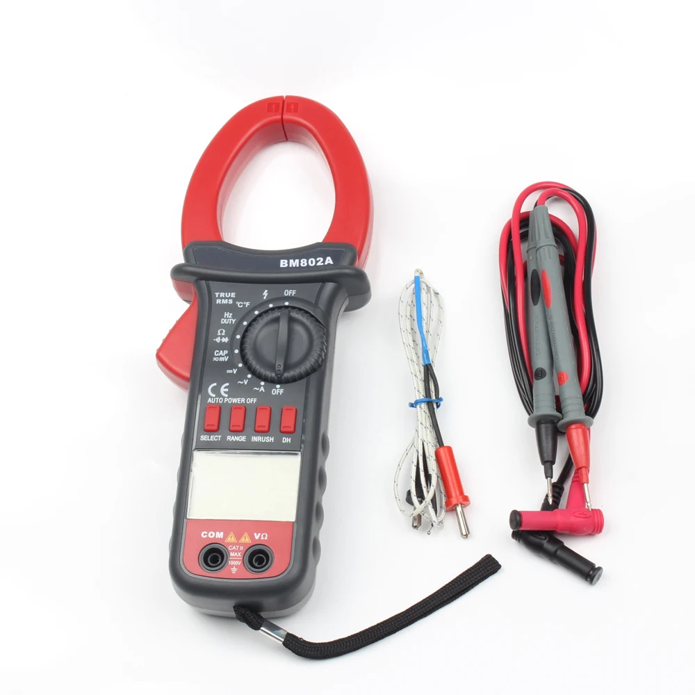 High quality Resistance DC AC Voltage Measuring BM802 Clamp Meter Multitester BM802A
High quality Resistance DC AC Voltage Measuring BM802 Clamp Meter Multitester BM802A