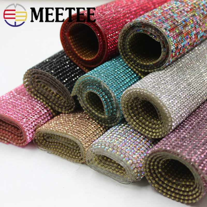 Meetee 24*40cm Rhinestones Hot Fix Iron on Applique Banding Mesh Wedding Dresses Shoes Trim Lace Accessories DIY Scrapbooking
Meetee 24*40cm Rhinestones Hot Fix Iron on Applique Banding Mesh Wedding Dresses Shoes Trim Lace Accessories DIY Scrapbooking