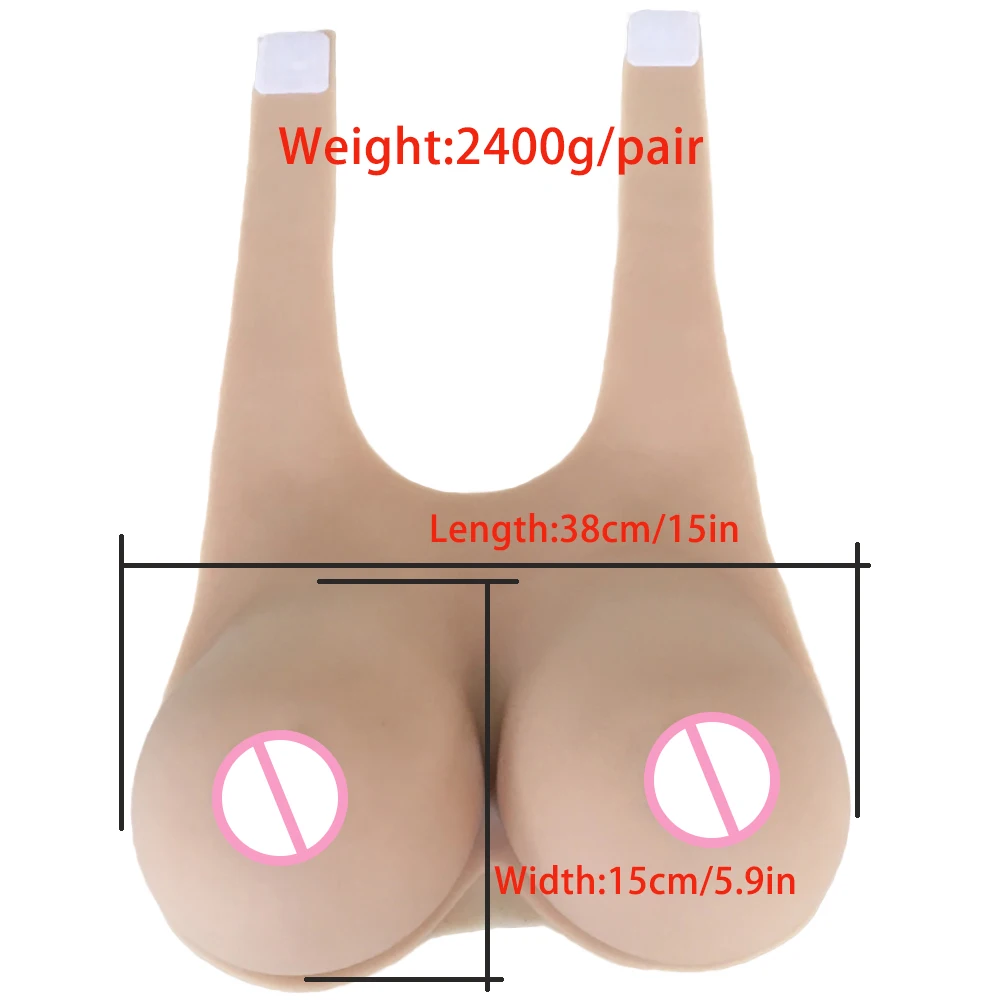 IVITA 2400g Realisitc Silicone Breast Forms Fake Boobs False Breast For Transgender Drag Queen Shemale Enhancer Mastectomy
IVITA 2400g Realisitc Silicone Breast Forms Fake Boobs False Breast For Transgender Drag Queen Shemale Enhancer Mastectomy