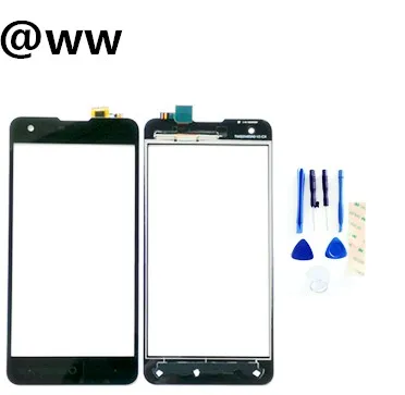 Сенсорный экран для DEXP Ixion M LTE5 черная панель с цифровым преобразователем лентой 1