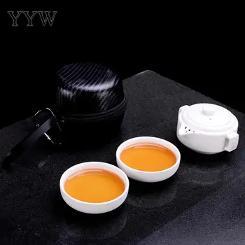 3 Pcs Black/White Teapot Ceramic Teaware Travel Tea Set Portable Office Cup Small Mug Porcelain Tea Set With Travel Bag
3 Pcs Black/White Teapot Ceramic Teaware Travel Tea Set Portable Office Cup Small Mug Porcelain Tea Set With Travel Bag
