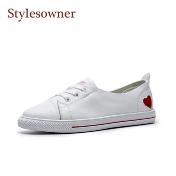 Korean Style White Shoes New Flat Gold Red Heart Decoration Round Toe Female Joker Shoes Leisure All-match White Causal Shoes
Korean Style White Shoes New Flat Gold Red Heart Decoration Round Toe Female Joker Shoes Leisure All-match White Causal Shoes