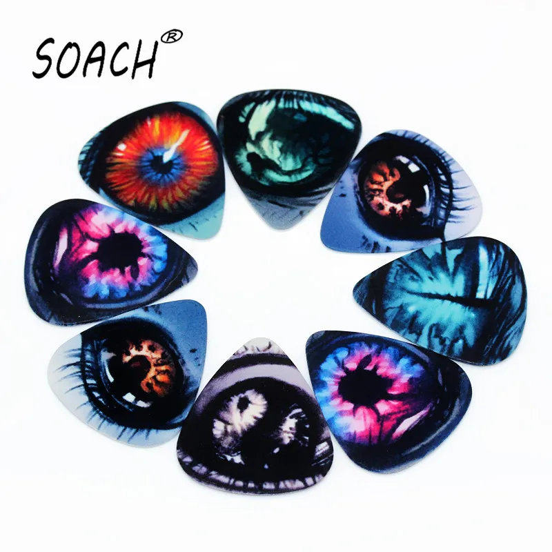 SOACH 50PCS 1.0mm high quality two side earrings pick DIY design Eyes pick guitar picks guitar paddle Guitar Accessories ukulele
SOACH 50PCS 1.0mm high quality two side earrings pick DIY design Eyes pick guitar picks guitar paddle Guitar Accessories ukulele