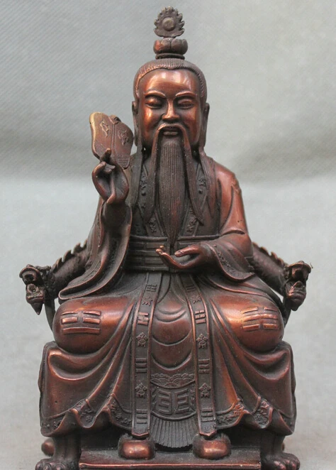Chinese Taoism Pure Bronze Sitting High Lord Laojun Taoist Buddha God Statue R0710 (B0328)
Chinese Taoism Pure Bronze Sitting High Lord Laojun Taoist Buddha God Statue R0710 (B0328)