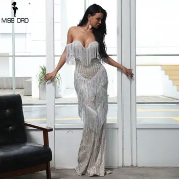 Missord 2020 Sexy Bra Off Shoulder Backless Dresses Female Tassel Glitter Maxi Elegant Party Dress FT18303-1
Missord 2020 Sexy Bra Off Shoulder Backless Dresses Female Tassel Glitter Maxi Elegant Party Dress FT18303-1