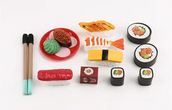 

[Best] Play house toys simulation food sushi salmon caviar sets kitchen cooking toy kids baby gift