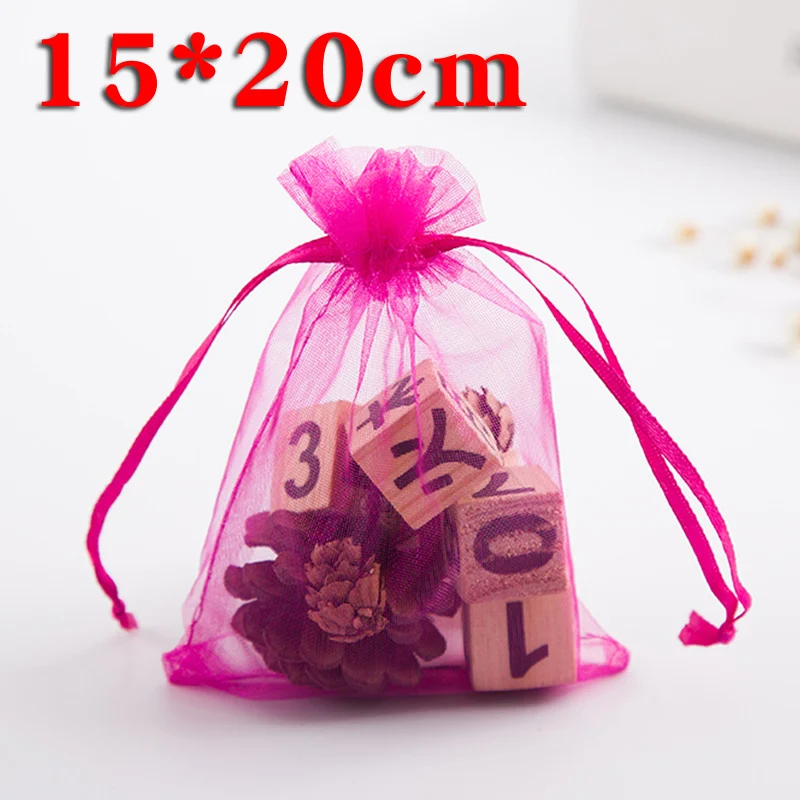 15x20cm 22 Colors Packaging Bracelet Jewelry Drawstring Organza Bags Gift Bags & Pouches Jewelry Packing Bags Wholesale
15x20cm 22 Colors Packaging Bracelet Jewelry Drawstring Organza Bags Gift Bags & Pouches Jewelry Packing Bags Wholesale