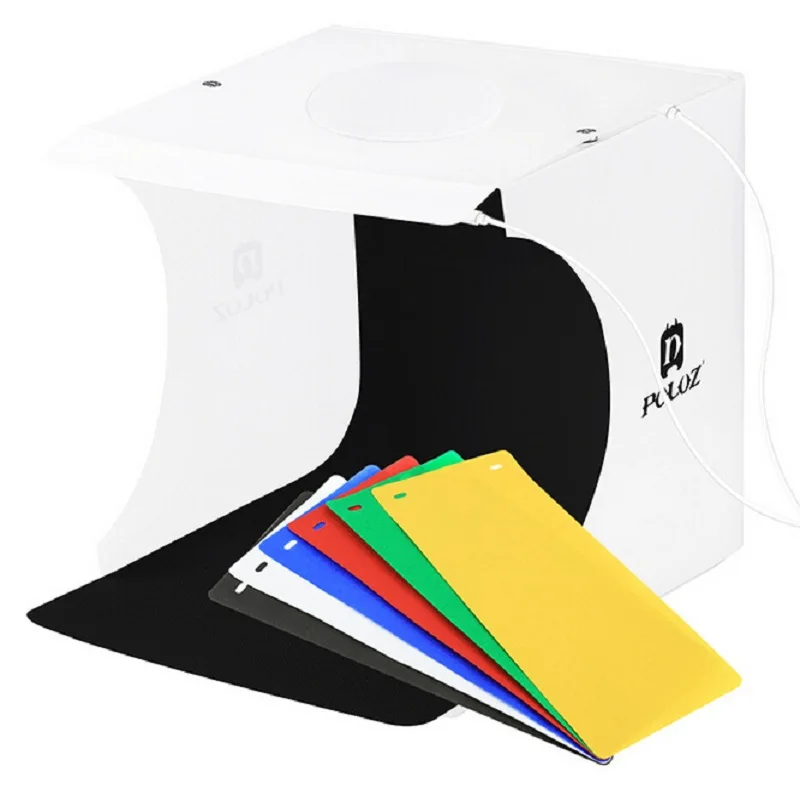 Mini Folding Lightbox Photography Photo Studio Softbox 2 Panel LED Light Soft Box Photo Background Kit Light Box For DSLR Camera
Mini Folding Lightbox Photography Photo Studio Softbox 2 Panel LED Light Soft Box Photo Background Kit Light Box For DSLR Camera
