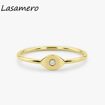 LASAMERO Round Cut 0.03CT Natural Diamond 14k Gold Solitaire Rock Punk special Evil Eye Ring Gift For Women
LASAMERO Round Cut 0.03CT Natural Diamond 14k Gold Solitaire Rock Punk special Evil Eye Ring Gift For Women