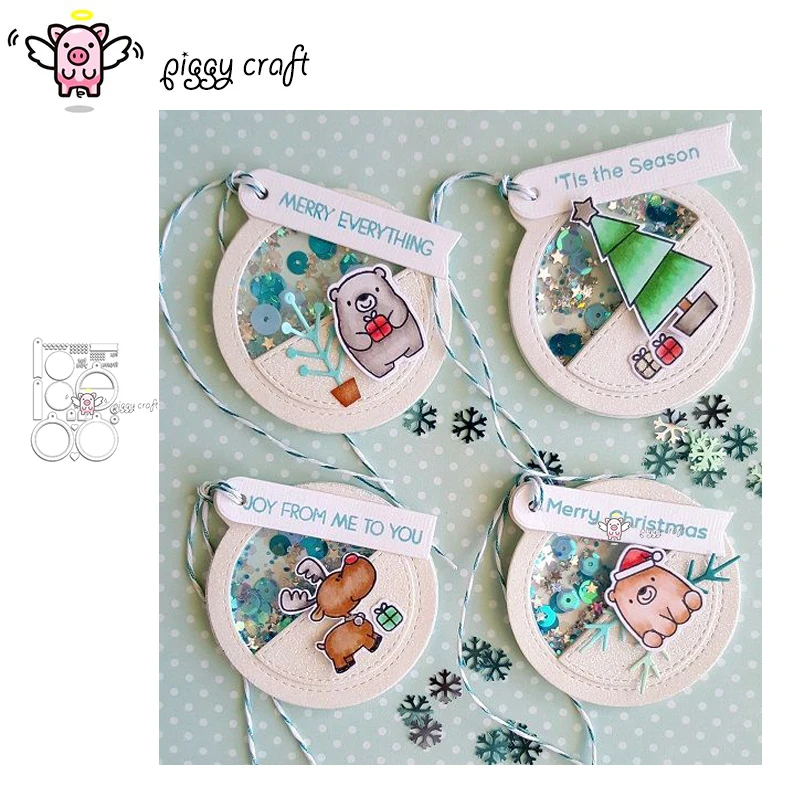 Piggy Craft metal cutting dies cut die mold Tag label decoration Scrapbooking Album Embossing Paper Cards Making Crafts Die
Piggy Craft metal cutting dies cut die mold Tag label decoration Scrapbooking Album Embossing Paper Cards Making Crafts Die