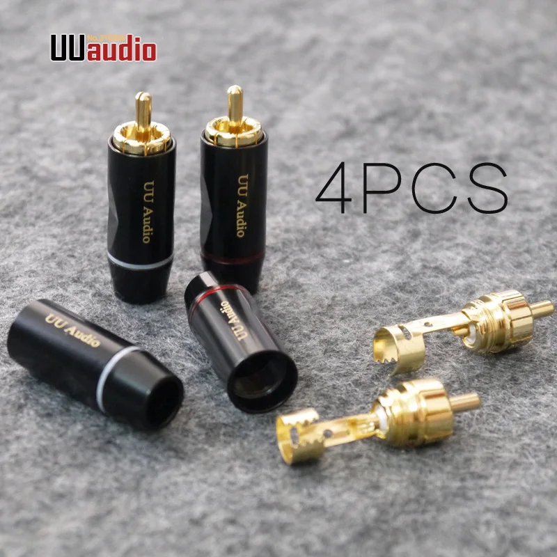 71%OFF 4PCS/LOT UU Audio HIFI RCA Plug connector for DIIY RCA Cable / Coaxial Cables
71%OFF 4PCS/LOT UU Audio HIFI RCA Plug connector for DIIY RCA Cable / Coaxial Cables