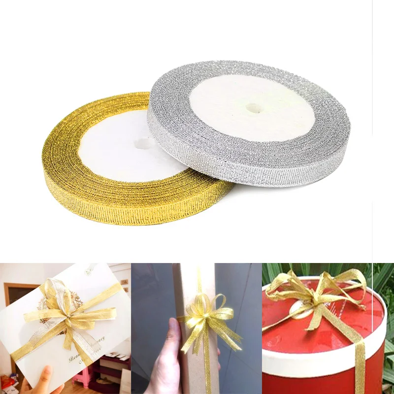 6mm Gold Silver Satin Ribbon Romantic Gift Packaging Belt Ribbon Tapes DIY Sewing&Wrapping Accessories DIY Gift Packaging
6mm Gold Silver Satin Ribbon Romantic Gift Packaging Belt Ribbon Tapes DIY Sewing&Wrapping Accessories DIY Gift Packaging