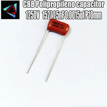 28PCS 1250V VDC 152J 1.5nF 0.0015uf P10 Polypropylene film capacitor pitch 10mm
28PCS 1250V VDC 152J 1.5nF 0.0015uf P10 Polypropylene film capacitor pitch 10mm