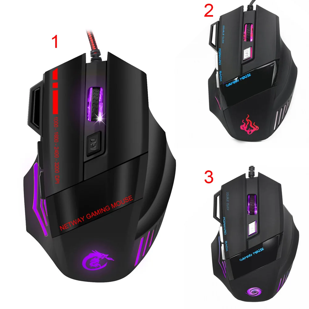 Universal Wired Optical Gaming Mouse Max 5500DPI Resolution USB Lights Game Mice For Pro Gamer Laptop SGA998
Universal Wired Optical Gaming Mouse Max 5500DPI Resolution USB Lights Game Mice For Pro Gamer Laptop SGA998