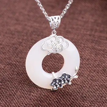 FNJ 990 Silver Flower Pendant Round White Stone Punk Original Pure S990 Thai Silver Pendants for Women Jewelry Making
FNJ 990 Silver Flower Pendant Round White Stone Punk Original Pure S990 Thai Silver Pendants for Women Jewelry Making