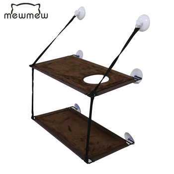 Cute small animal suspended warm plush double-deck suction cup wall pet kitten hammock bed mat for cat hanging
Cute small animal suspended warm plush double-deck suction cup wall pet kitten hammock bed mat for cat hanging