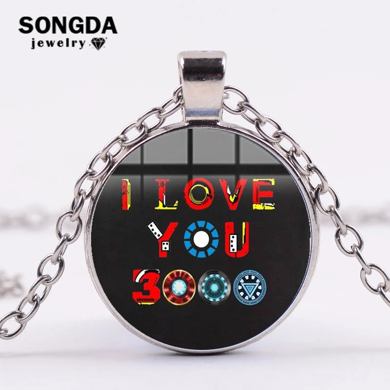 SONGDA I Love You 3000 Times Necklace The Avengers 4 Endgame Quantum Realm Iron Man Tony Stark Heart Glass Dome Pendant Jewelry
SONGDA I Love You 3000 Times Necklace The Avengers 4 Endgame Quantum Realm Iron Man Tony Stark Heart Glass Dome Pendant Jewelry