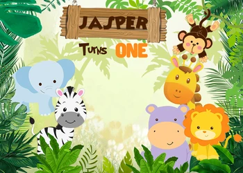 Jungles Party Backdrop Children Baby Shower photography Background for photo studio 200x200
Jungles Party Backdrop Children Baby Shower photography Background for photo studio 200x200