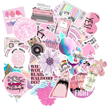 50 PCS Pink Cute Girl Vsco Stickers for Luggage Laptop Decal Skateboard Stickers to DIY Bike Car Motorcycle Fridge JDM Sticker
50 PCS Pink Cute Girl Vsco Stickers for Luggage Laptop Decal Skateboard Stickers to DIY Bike Car Motorcycle Fridge JDM Sticker