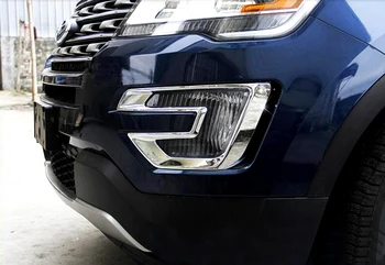 ABS Chrome Glossy Front Fog Light Lamp Cover Trim 2pcs Accessories fit For Ford Explorer 2016 2017
ABS Chrome Glossy Front Fog Light Lamp Cover Trim 2pcs Accessories fit For Ford Explorer 2016 2017