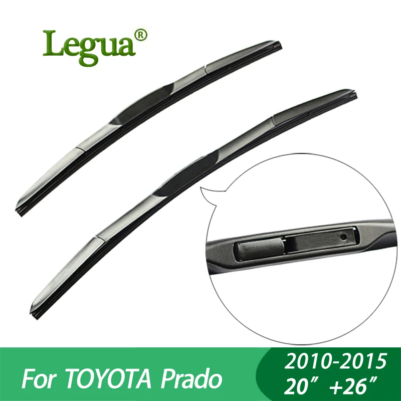 1 set Wiper blades For TOYOTA Prado (2010-2015), 20"+26",car wiper,3 Section Rubber, windscreen, Car accessory
1 set Wiper blades For TOYOTA Prado (2010-2015), 20"+26",car wiper,3 Section Rubber, windscreen, Car accessory