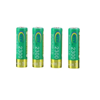 4pcs/lot 1.2V AA 2300mah Rechargeable Baterials NI-MH Battery for Children's Toy Remote Control Camera Flashlight
4pcs/lot 1.2V AA 2300mah Rechargeable Baterials NI-MH Battery for Children's Toy Remote Control Camera Flashlight