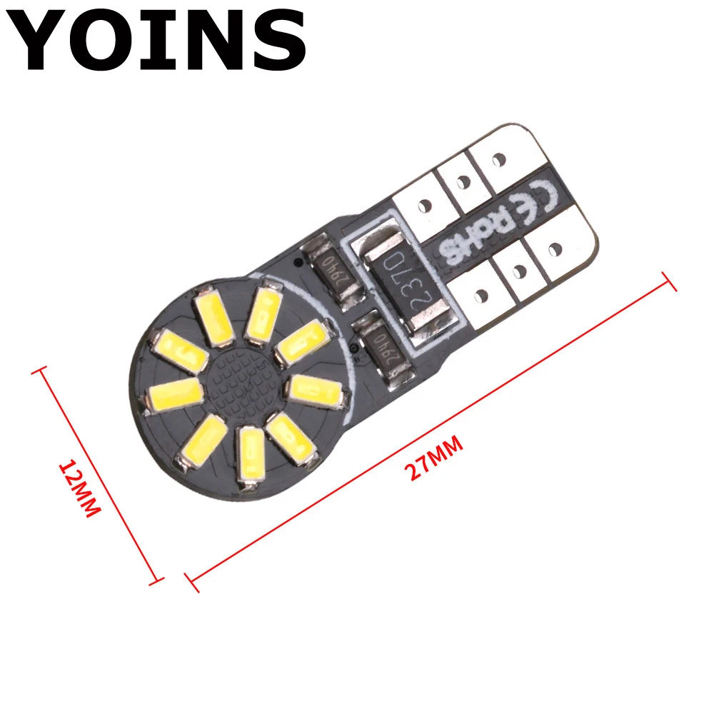 4PCS High Quality Canbus ERROR FREE T10 W5W 194 168 3014 18 SMD 18 LED Clearance Reading lights 3014 led White 12V 6500K
4PCS High Quality Canbus ERROR FREE T10 W5W 194 168 3014 18 SMD 18 LED Clearance Reading lights 3014 led White 12V 6500K